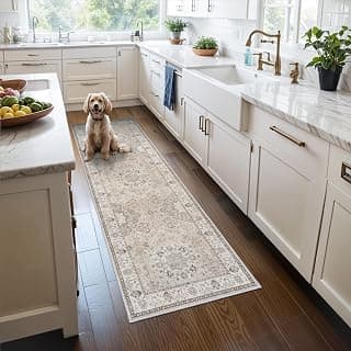 Washable Dining & Kitchen Runner Rug, 2x6